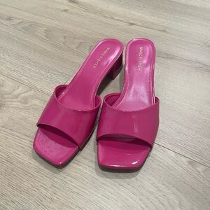 Marc Fisher Fuchsia Mules